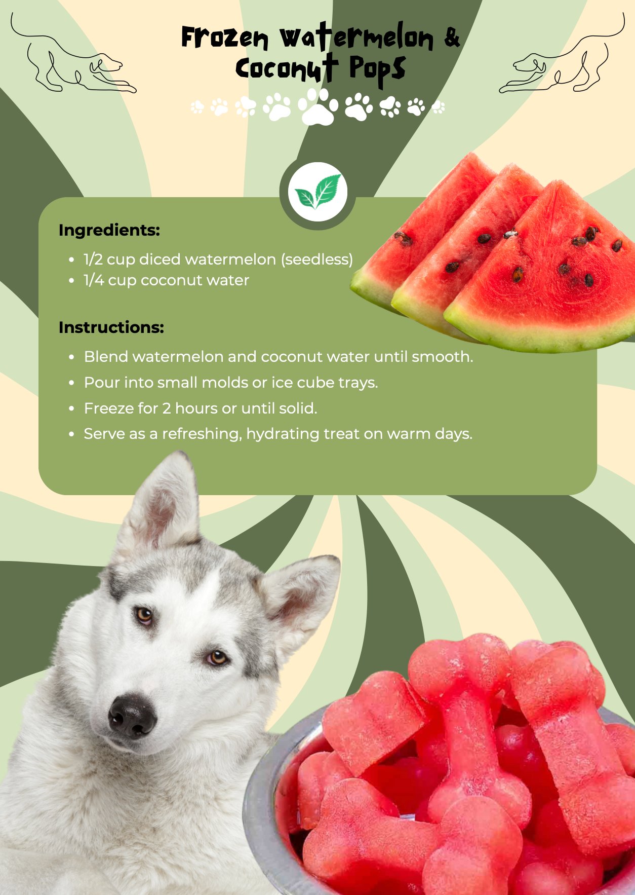 Frozen Watermelon and Coconut Pops recipe page
